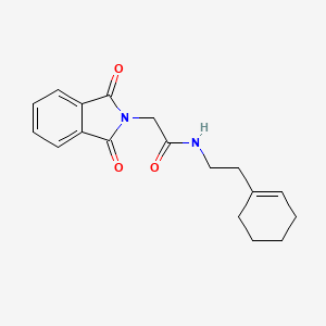 N-[2-(cyclohex-1-en-1-yl)ethyl]-2-(1,3-dioxo-1,3-dihydro-2H-isoindol-2-yl)acetamide