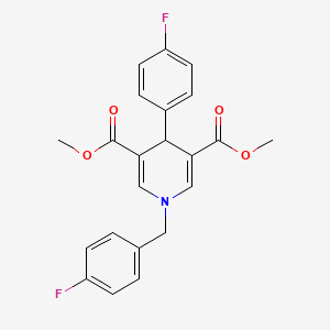 Dimethyl 1-(4-fluorobenzyl)-4-(4-fluorophenyl)-1,4-dihydropyridine-3,5-dicarboxylate