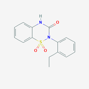 2-(2-ethylphenyl)-2H-1,2,4-benzothiadiazin-3(4H)-one 1,1-dioxide