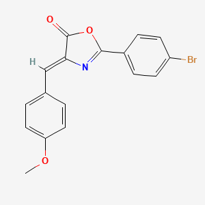 (4Z)-2-(4-bromophenyl)-4-(4-methoxybenzylidene)-1,3-oxazol-5(4H)-one