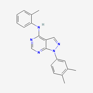 1-(3,4-dimethylphenyl)-N-(2-methylphenyl)-1H-pyrazolo[3,4-d]pyrimidin-4-amine