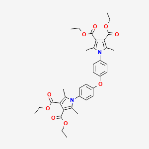 tetraethyl 1,1'-(oxydibenzene-4,1-diyl)bis(2,5-dimethyl-1H-pyrrole-3,4-dicarboxylate)