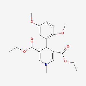 Diethyl 4-(2,5-dimethoxyphenyl)-1-methyl-1,4-dihydropyridine-3,5-dicarboxylate