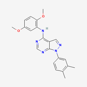 N-(2,5-dimethoxyphenyl)-1-(3,4-dimethylphenyl)-1H-pyrazolo[3,4-d]pyrimidin-4-amine