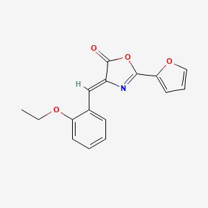 (4Z)-4-(2-ethoxybenzylidene)-2-(furan-2-yl)-1,3-oxazol-5(4H)-one