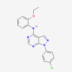 1-(4-chlorophenyl)-N-(2-ethoxyphenyl)-1H-pyrazolo[3,4-d]pyrimidin-4-amine