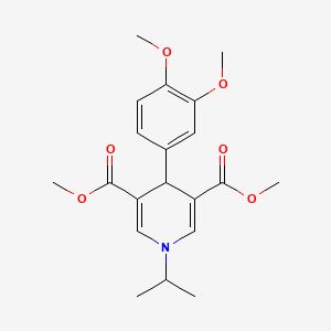 Dimethyl 4-(3,4-dimethoxyphenyl)-1-(propan-2-yl)-1,4-dihydropyridine-3,5-dicarboxylate