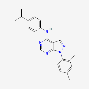 1-(2,4-dimethylphenyl)-N-[4-(propan-2-yl)phenyl]-1H-pyrazolo[3,4-d]pyrimidin-4-amine