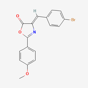 (4Z)-4-(4-bromobenzylidene)-2-(4-methoxyphenyl)-1,3-oxazol-5(4H)-one