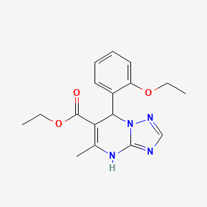 Ethyl 7-(2-ethoxyphenyl)-5-methyl-4,7-dihydro[1,2,4]triazolo[1,5-a]pyrimidine-6-carboxylate