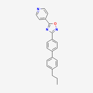 4-[3-(4'-Propylbiphenyl-4-yl)-1,2,4-oxadiazol-5-yl]pyridine