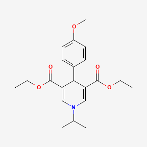 Diethyl 4-(4-methoxyphenyl)-1-(propan-2-yl)-1,4-dihydropyridine-3,5-dicarboxylate