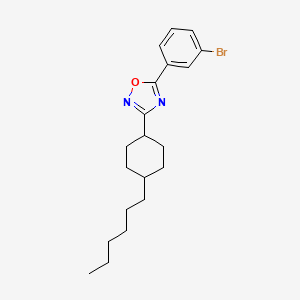 5-(3-Bromophenyl)-3-(4-hexylcyclohexyl)-1,2,4-oxadiazole