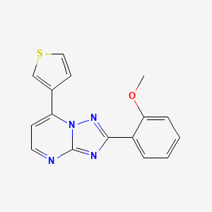 2-(2-Methoxyphenyl)-7-(3-thienyl)[1,2,4]triazolo[1,5-a]pyrimidine