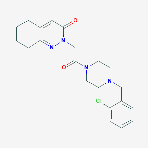 2-{2-[4-(2-chlorobenzyl)piperazin-1-yl]-2-oxoethyl}-5,6,7,8-tetrahydrocinnolin-3(2H)-one