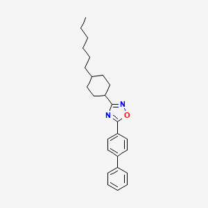 5-(Biphenyl-4-yl)-3-(4-hexylcyclohexyl)-1,2,4-oxadiazole