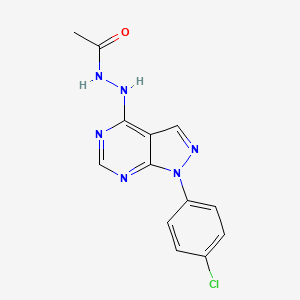 N'-[1-(4-chlorophenyl)-1H-pyrazolo[3,4-d]pyrimidin-4-yl]acetohydrazide