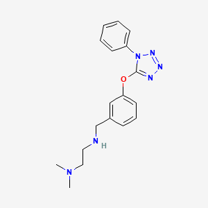 N,N-dimethyl-N'-{3-[(1-phenyl-1H-tetrazol-5-yl)oxy]benzyl}ethane-1,2-diamine