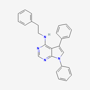 5,7-diphenyl-N-(2-phenylethyl)-7H-pyrrolo[2,3-d]pyrimidin-4-amine