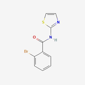 molecular formula C10H7BrN2OS B11220965 2-bromo-N-(1,3-thiazol-2-yl)benzamide CAS No. 299928-00-0