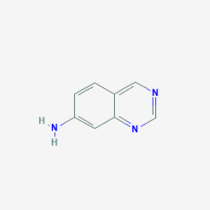 molecular formula C8H7N3 B011221 喹唑啉-7-胺 CAS No. 101421-73-2