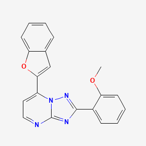 7-(1-Benzofuran-2-yl)-2-(2-methoxyphenyl)[1,2,4]triazolo[1,5-a]pyrimidine