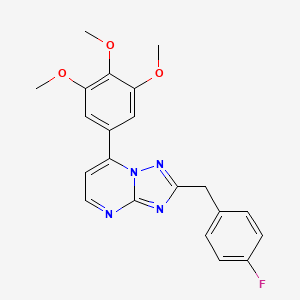 2-(4-Fluorobenzyl)-7-(3,4,5-trimethoxyphenyl)[1,2,4]triazolo[1,5-a]pyrimidine