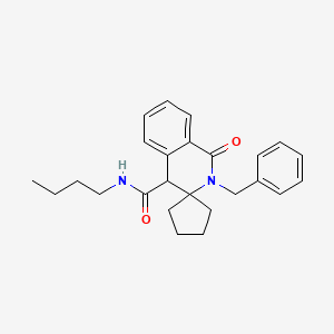 2'-Benzyl-N-butyl-1'-oxo-2',4'-dihydro-1'H-spiro[cyclopentane-1,3'-isoquinoline]-4'-carboxamide