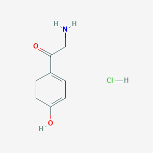 molecular formula C8H10ClNO2 B112214 2-氨基-1-(4-羟基苯基)乙酮盐酸盐 CAS No. 19745-72-3