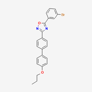 5-(3-Bromophenyl)-3-(4'-propoxybiphenyl-4-yl)-1,2,4-oxadiazole