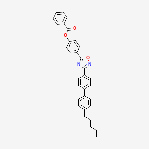 4-[3-(4'-Pentylbiphenyl-4-yl)-1,2,4-oxadiazol-5-yl]phenyl benzoate