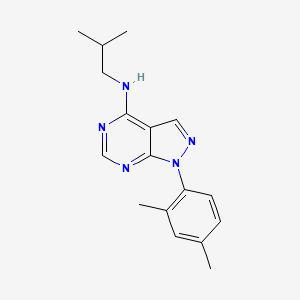 1-(2,4-dimethylphenyl)-N-(2-methylpropyl)-1H-pyrazolo[3,4-d]pyrimidin-4-amine