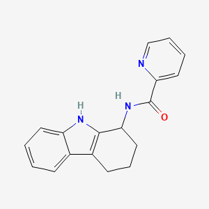 N-(2,3,4,9-tetrahydro-1H-carbazol-1-yl)-2-pyridinecarboxamide