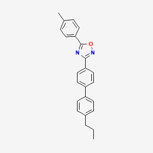 5-(4-Methylphenyl)-3-(4'-propylbiphenyl-4-yl)-1,2,4-oxadiazole