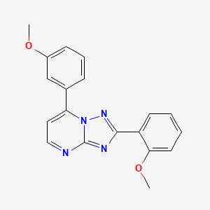 2-(2-Methoxyphenyl)-7-(3-methoxyphenyl)[1,2,4]triazolo[1,5-a]pyrimidine