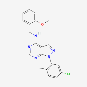 1-(5-chloro-2-methylphenyl)-N-(2-methoxybenzyl)-1H-pyrazolo[3,4-d]pyrimidin-4-amine