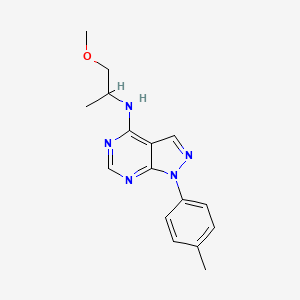 N-(1-methoxypropan-2-yl)-1-(4-methylphenyl)-1H-pyrazolo[3,4-d]pyrimidin-4-amine