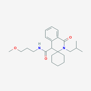 2'-isobutyl-{N}-(3-methoxypropyl)-1'-oxo-1',4'-dihydro-2'{H}-spiro[cyclohexane-1,3'-isoquinoline]-4'-carboxamide