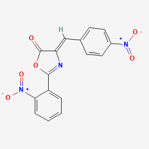 (4Z)-4-(4-nitrobenzylidene)-2-(2-nitrophenyl)-1,3-oxazol-5(4H)-one