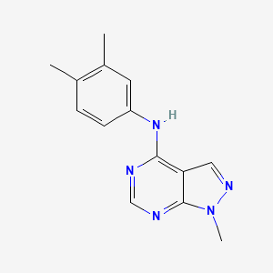 N-(3,4-dimethylphenyl)-1-methyl-1H-pyrazolo[3,4-d]pyrimidin-4-amine