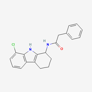 N-(8-chloro-2,3,4,9-tetrahydro-1H-carbazol-1-yl)-2-phenylacetamide