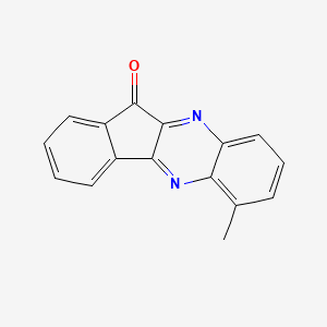 molecular formula C16H10N2O B11222623 6-Methyl-indeno[1,2-b]quinoxalin-11-one 