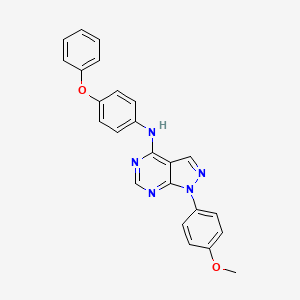 1-(4-methoxyphenyl)-N-(4-phenoxyphenyl)-1H-pyrazolo[3,4-d]pyrimidin-4-amine