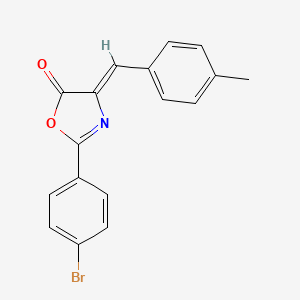 (4Z)-2-(4-bromophenyl)-4-(4-methylbenzylidene)-1,3-oxazol-5(4H)-one