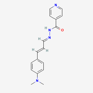 N'-[(1E,2E)-3-[4-(Dimethylamino)phenyl]prop-2-EN-1-ylidene]pyridine-4-carbohydrazide