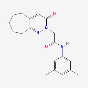 N-(3,5-dimethylphenyl)-2-(3-oxo-3,5,6,7,8,9-hexahydro-2H-cyclohepta[c]pyridazin-2-yl)acetamide