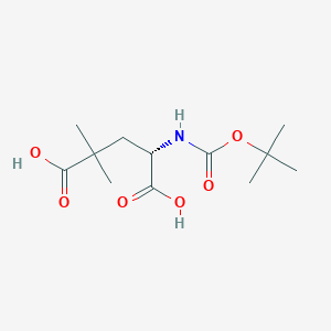 molecular formula C12H21NO6 B112232 N-Boc-4-二甲基-L-谷氨酸 CAS No. 1217624-14-0