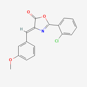 (4Z)-2-(2-chlorophenyl)-4-(3-methoxybenzylidene)-1,3-oxazol-5(4H)-one