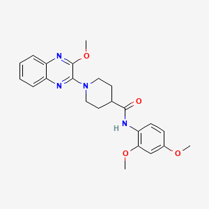 N-(2,4-dimethoxyphenyl)-1-(3-methoxyquinoxalin-2-yl)piperidine-4-carboxamide