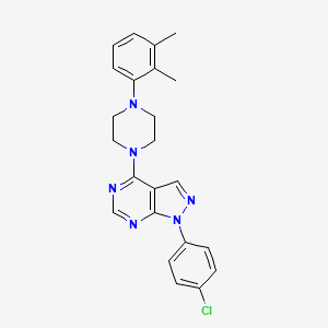 1-[1-(4-chlorophenyl)-1H-pyrazolo[3,4-d]pyrimidin-4-yl]-4-(2,3-dimethylphenyl)piperazine